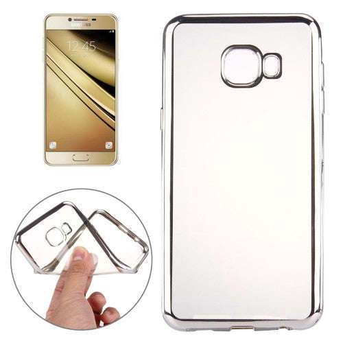Samsung Galaxy A7 Case, (2016) / A710 Electroplating Transparent Soft TPU Protective Cover Case(S...