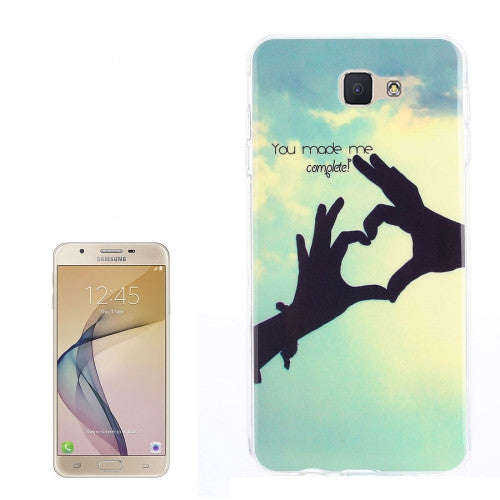 For Samsung Galaxy J5 Prime Lovers Love Pattern TPU Back Case