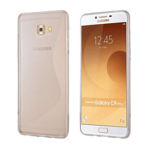 Samsung Galaxy C9 Pro Case, Samsung Galaxy C900 Case, Anti-slip Frosted TPU Protective Case (Tran...