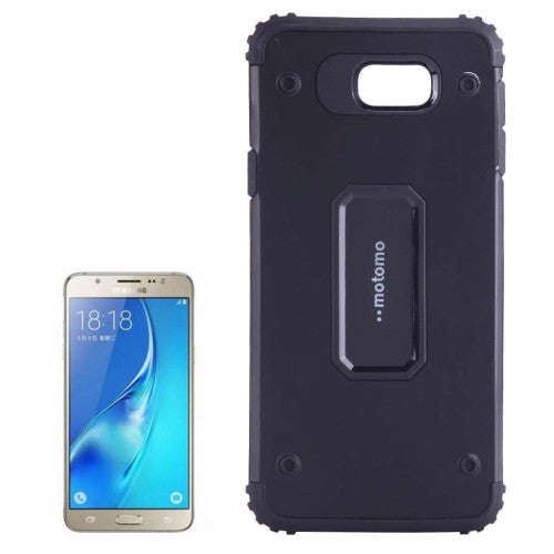 MOTOMO for Samsung Galaxy A7 (2016) / A710 Metal + TPU Combination Protective Back Case(Black)
