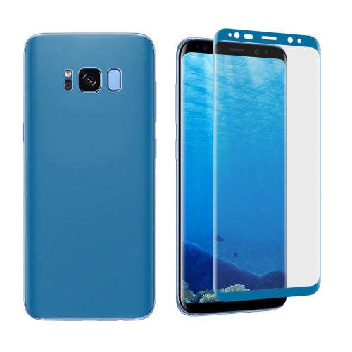 For Samsung Galaxy S8 + / G9550 Angibabe 0.1mm PET Curved Electroplate Front + Back Soft Full Scr...