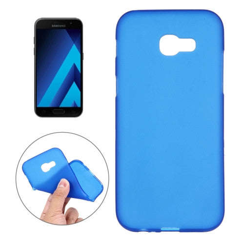 Samsung Galaxy A7 Case, (2017) / A720 Frosted Soft TPU Protective Case (Blue)