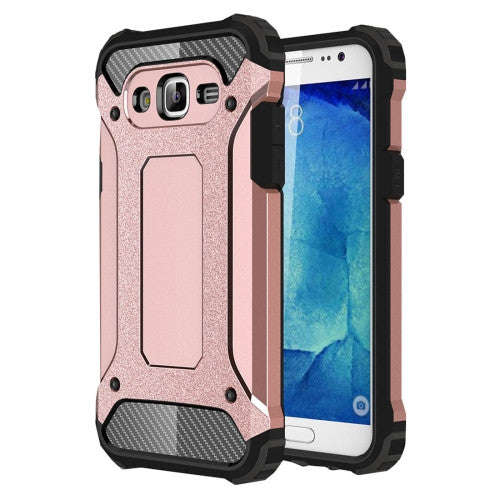 For Samsung Galaxy J5 / J500 Tough Armor TPU + PC Combination Case(Rose Gold)