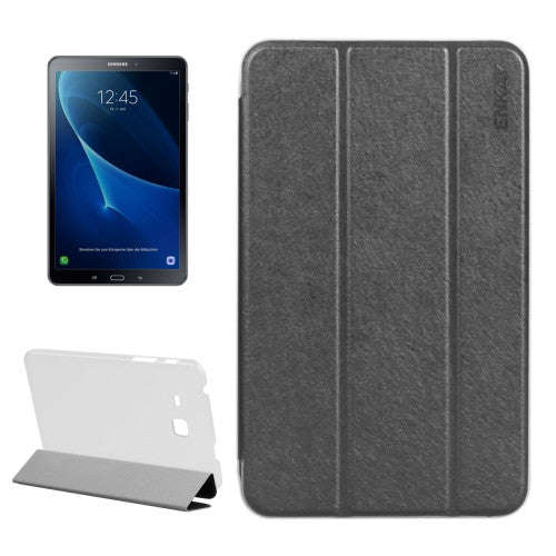 For Samsung Galaxy Tab A 7.0 (2016) / T280 Three Fold Silk Texture with Holder PU Protective Case...