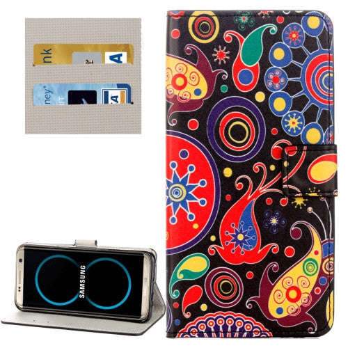 Samsung Galaxy S8 Plus Case, Acaleph Pattern Horizontal Flip Leather Case with Holder & Card Slot...