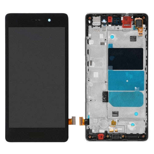 iPartsBuy Huawei P8 Lite LCD Screen + Touch Screen Digitizer Assembly with Frame(Black)