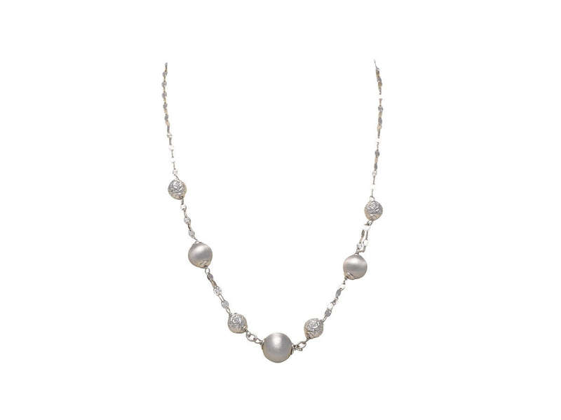 925 Sterling Silver ladies fancy necklace