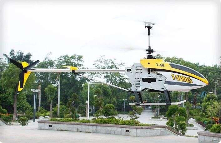 Helicopter with built in HD Camera