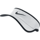 Nike featherlight visor white and black