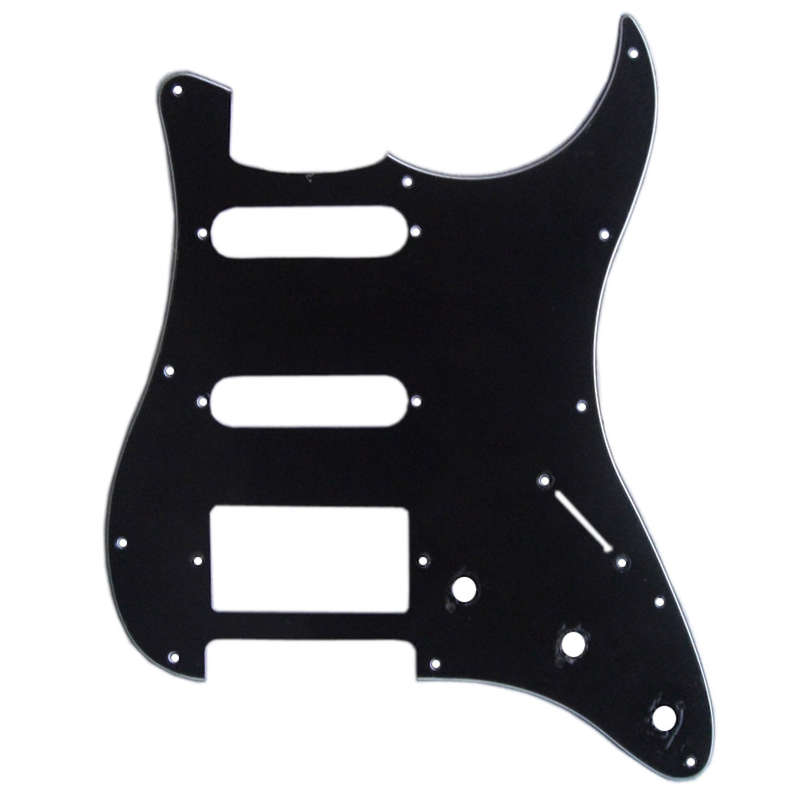 '64 US Standard Strat Pickguards - Black / HSS