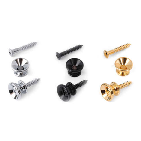 Cone Endpins (Strap Buttons) - Black
