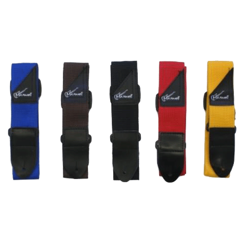 Guitar Strap With Pick Pouch - Blue