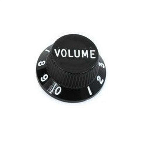 Strat Control Knobs - Black / Volume