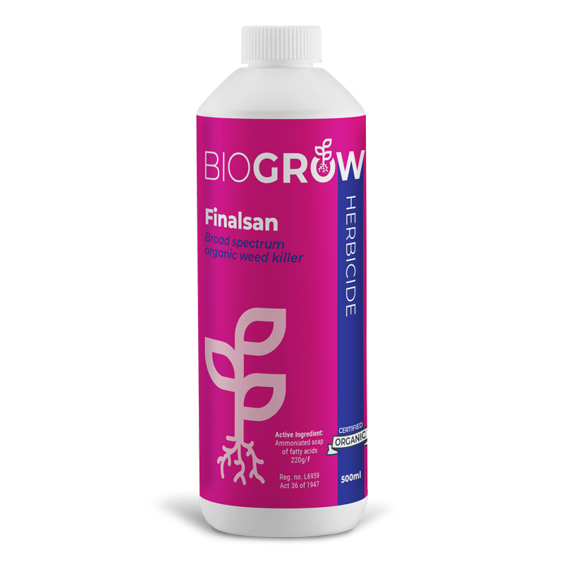 Biogrow Finalsan - Organic Plant Care - Herbicide, Moss & Algae killer - 500 mls