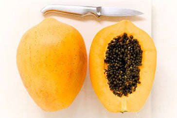 Large Yellow Round Pawpaw - Carica Papaya - Tropical Fruit - 5 Seeds