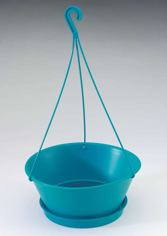 Turquoise Hanging Bowl / Pot - 25cm