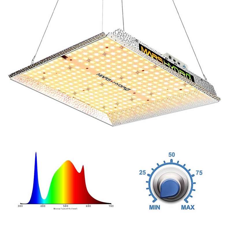 Mars Hydro TS-1000 150W Full Spectrum LED Grow Light - Hydrop... - Mars Hydro TS-1000 LED Grow Light