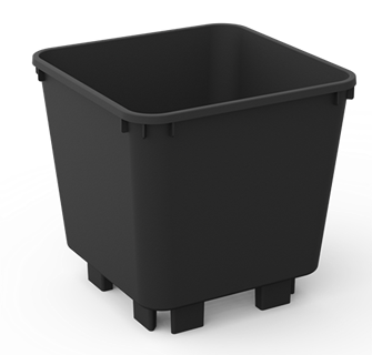 Bato Square Pots with Legs - Hydroponic / Soil Pots - Bato Square Pot with Legs - 4.7L