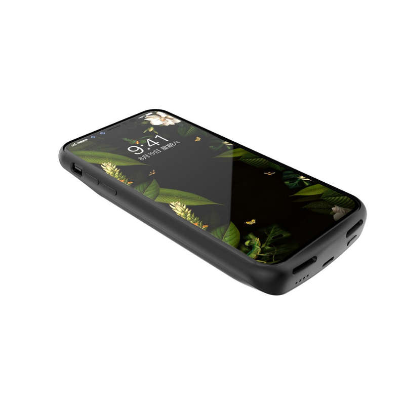 iPhone X/XS Battery Case 6000mAh - Black - 1+