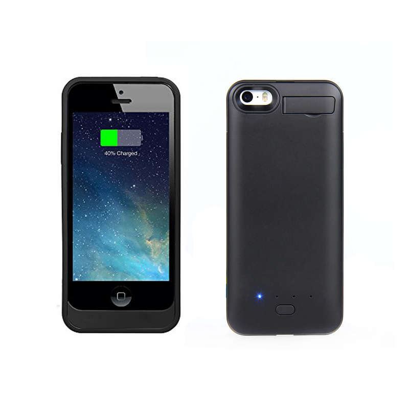 iPhone SE Battery Case 2800mAh - Black - 1+