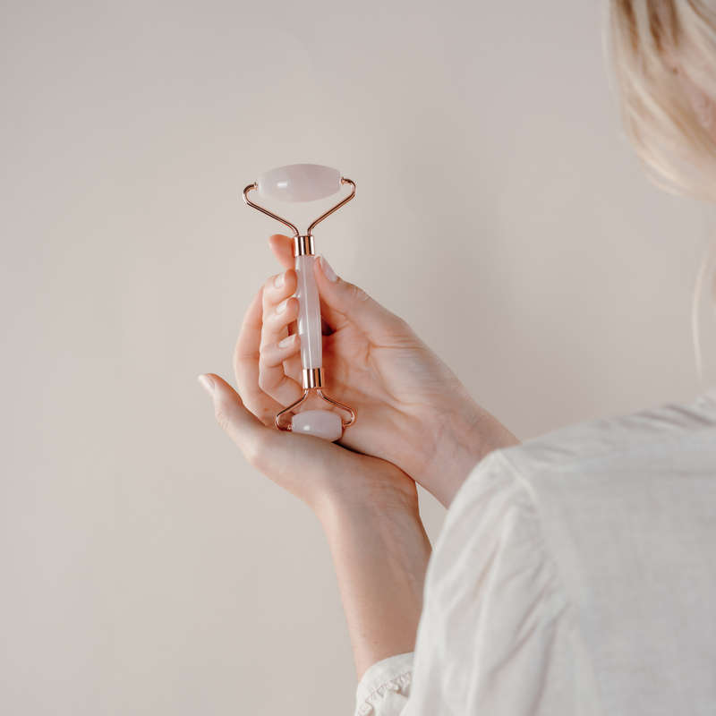 Rose Quartz Facial Roller