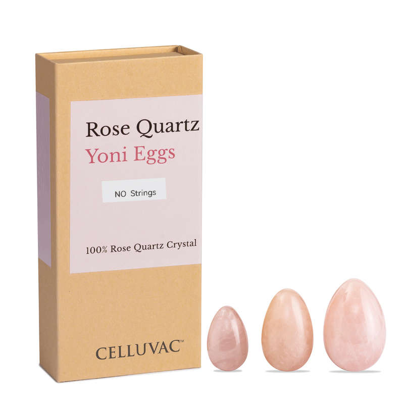 Rose Quartz Yoni Eggs (Without Strings)