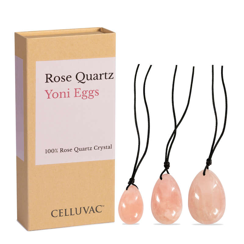 Rose Quartz Yoni Eggs (With Strings)
