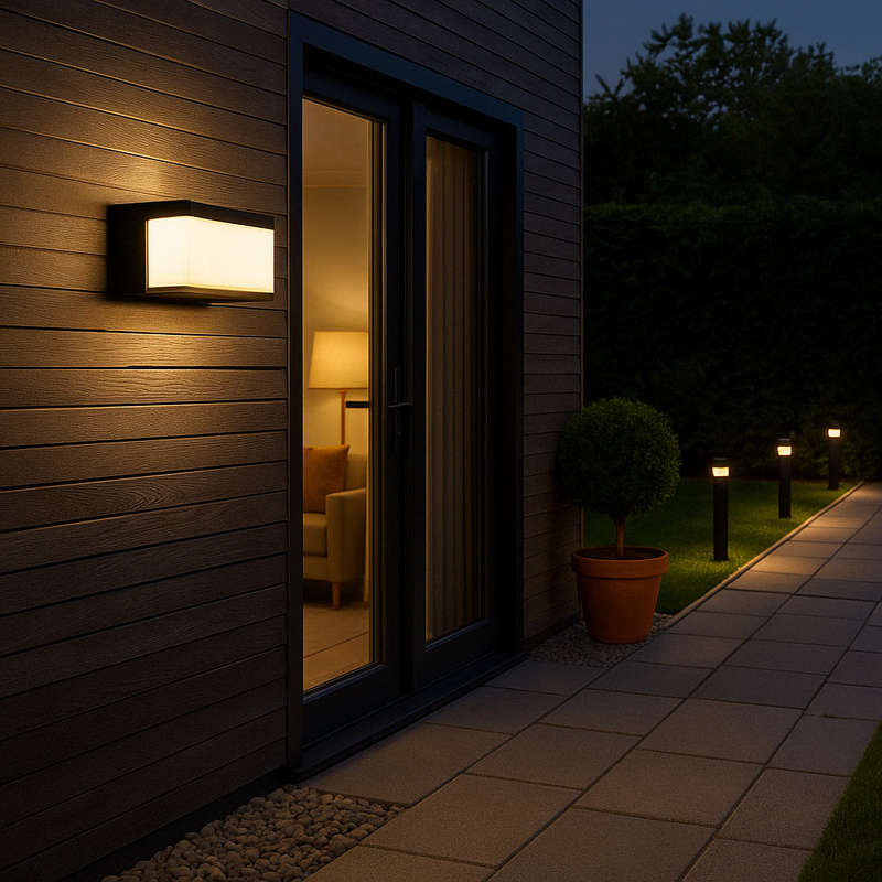 LumiGuard Outdoor LED Wall Light