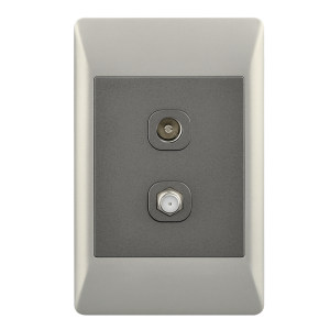 TV and Satellite Socket - 2X4