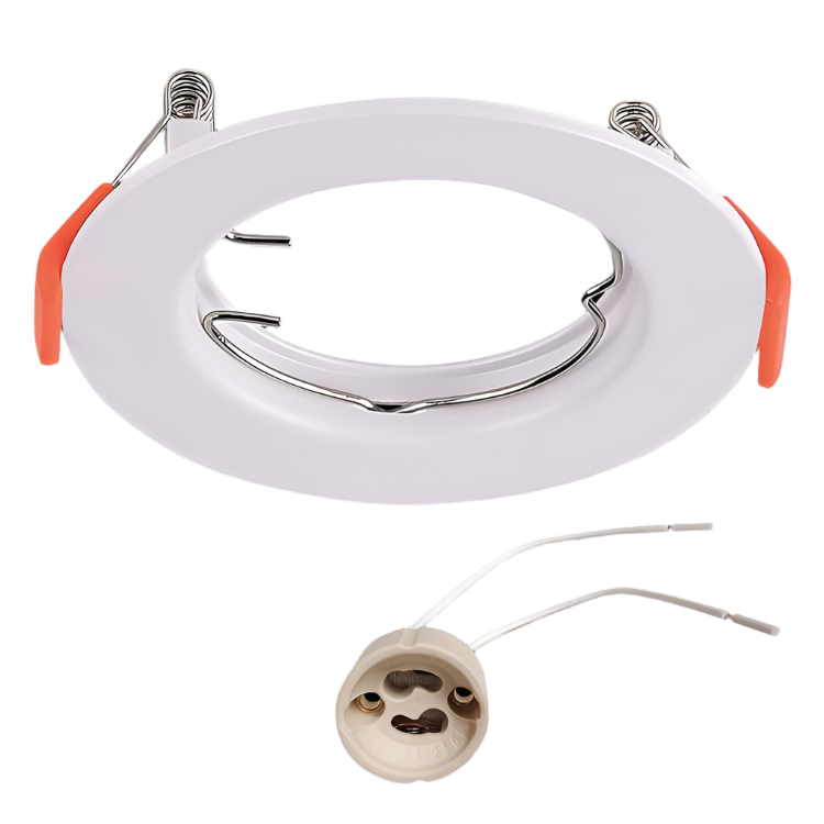 GU10 Polycarbonate Round Downlight Holder