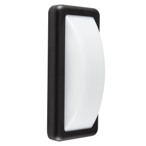 Black 6W LED Bulkhead Outdoor Light IP54