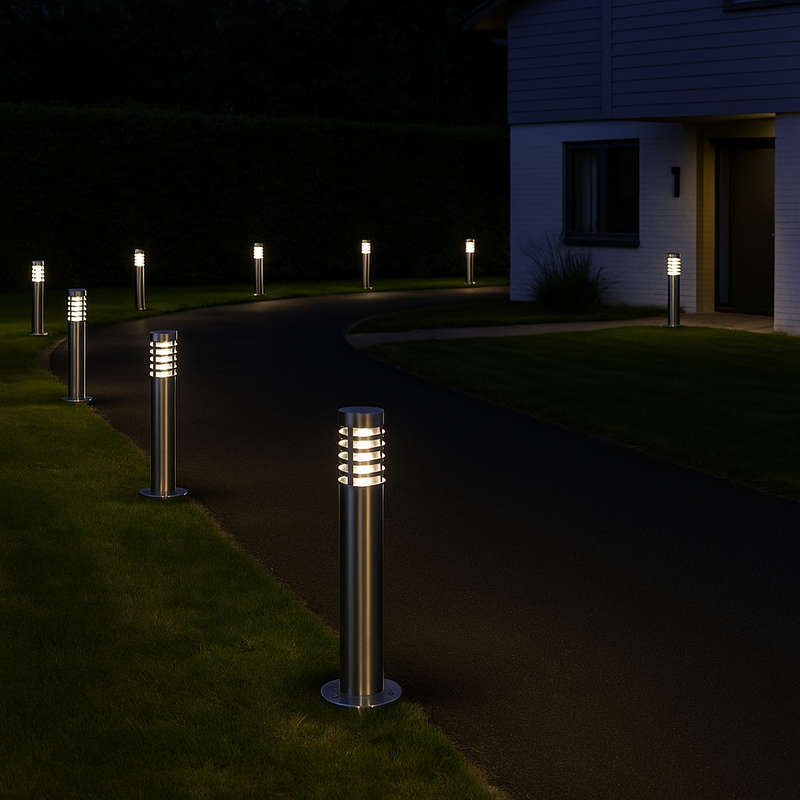 Stainless Steel Bollard Polished Finish