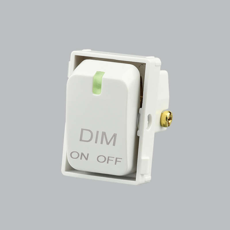 White Dimmer Switch Component