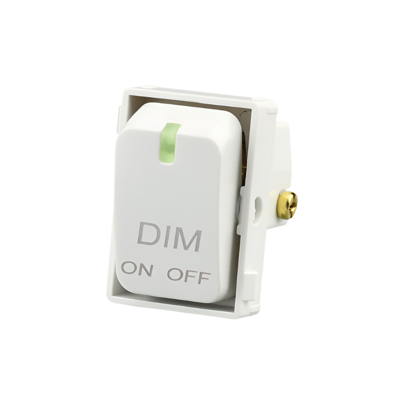 White Dimmer Switch Component