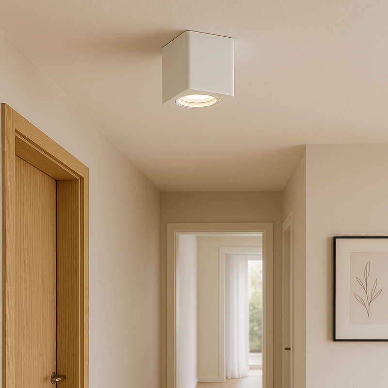 White Surface Mounted Square Downlight