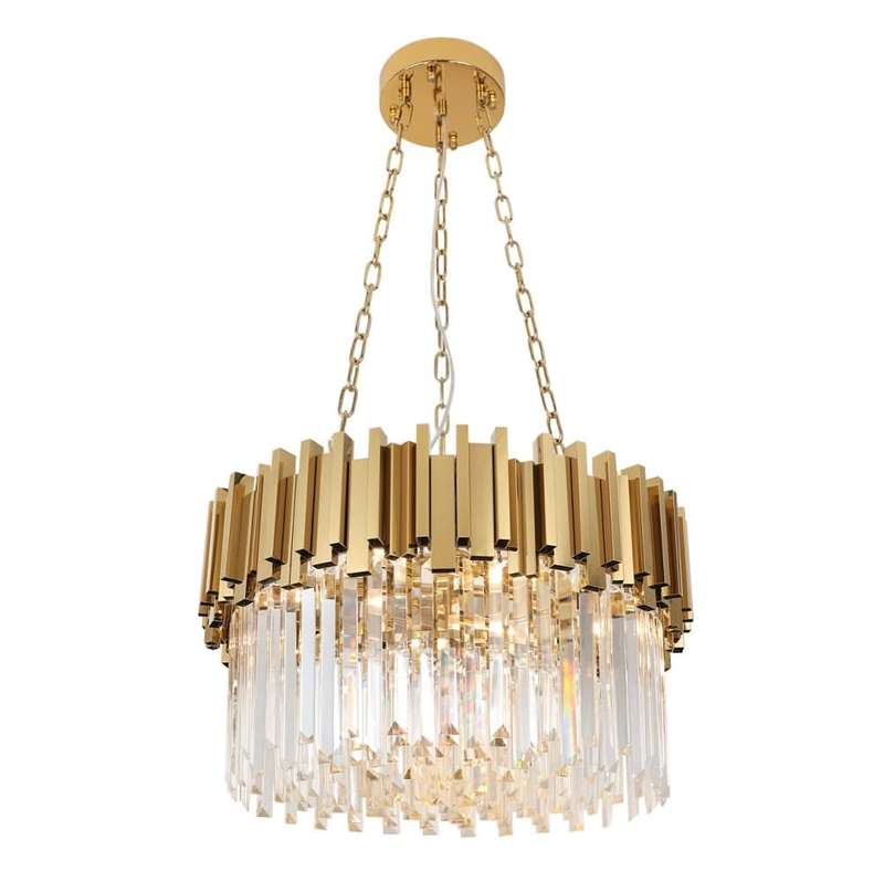 Dannhauser Gold & Crystal Chandelier