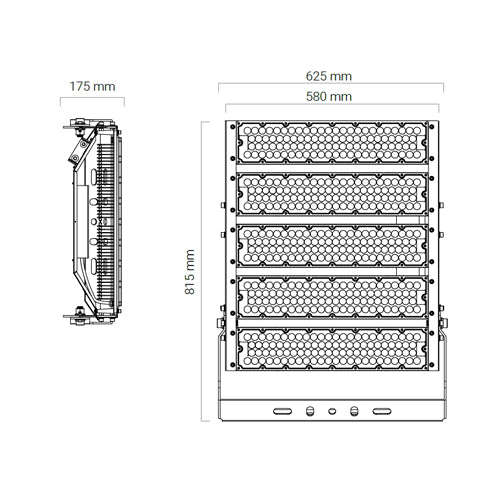 1250W Modular LED Floodlight - 5 Year