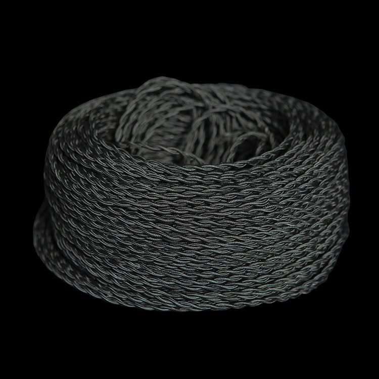 Black Flexible Electrical Cord 0.5 mmÂ² - Per Meter