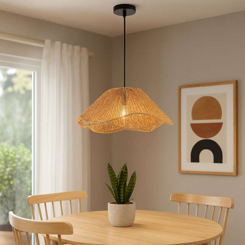 Tulip Paper String Pendant