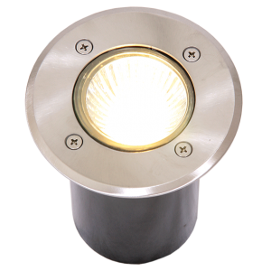 Stainless Recessed Ground Light IP64 Clear Glass