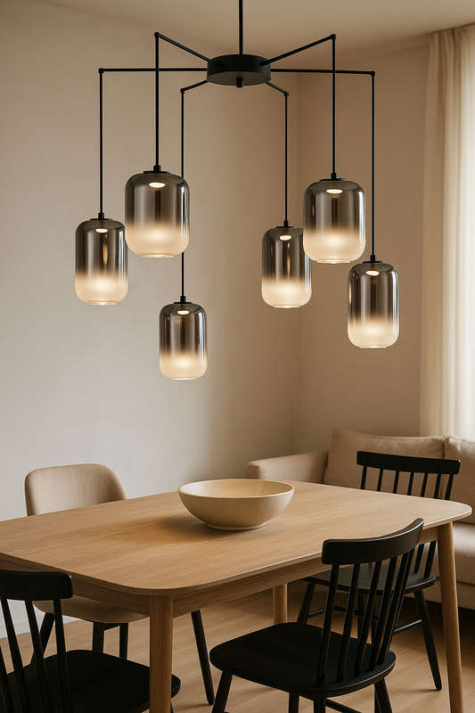 Misty Morning Cluster LED Pendant Light