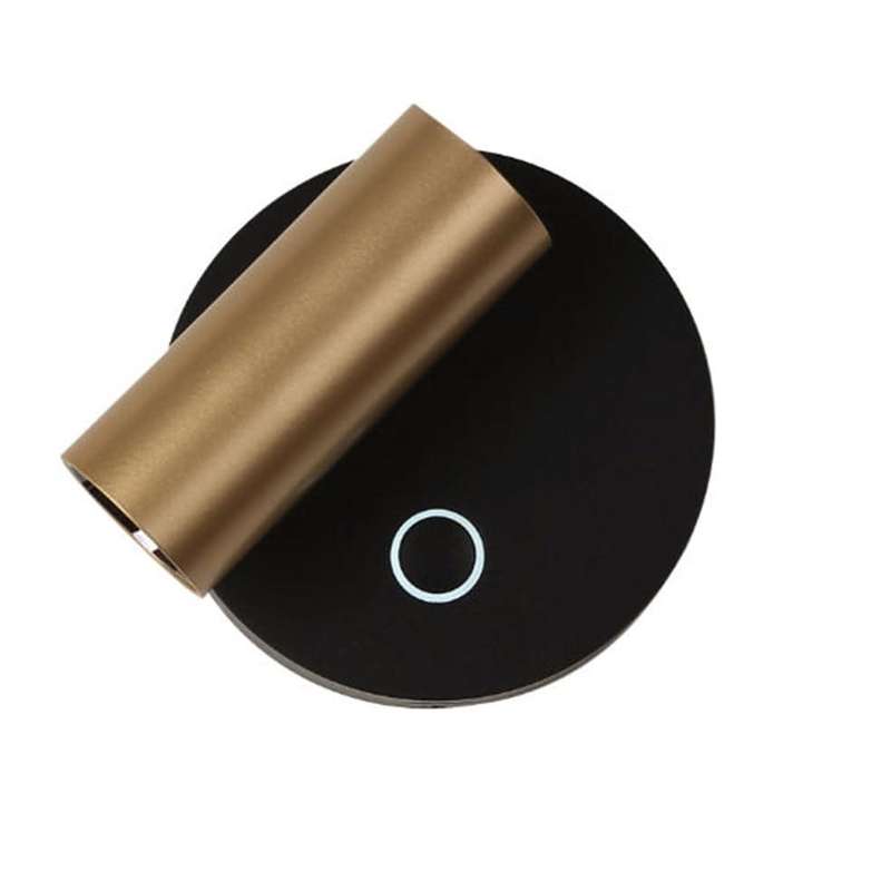 Prince Black and Gold LED Wall Light Dimmable