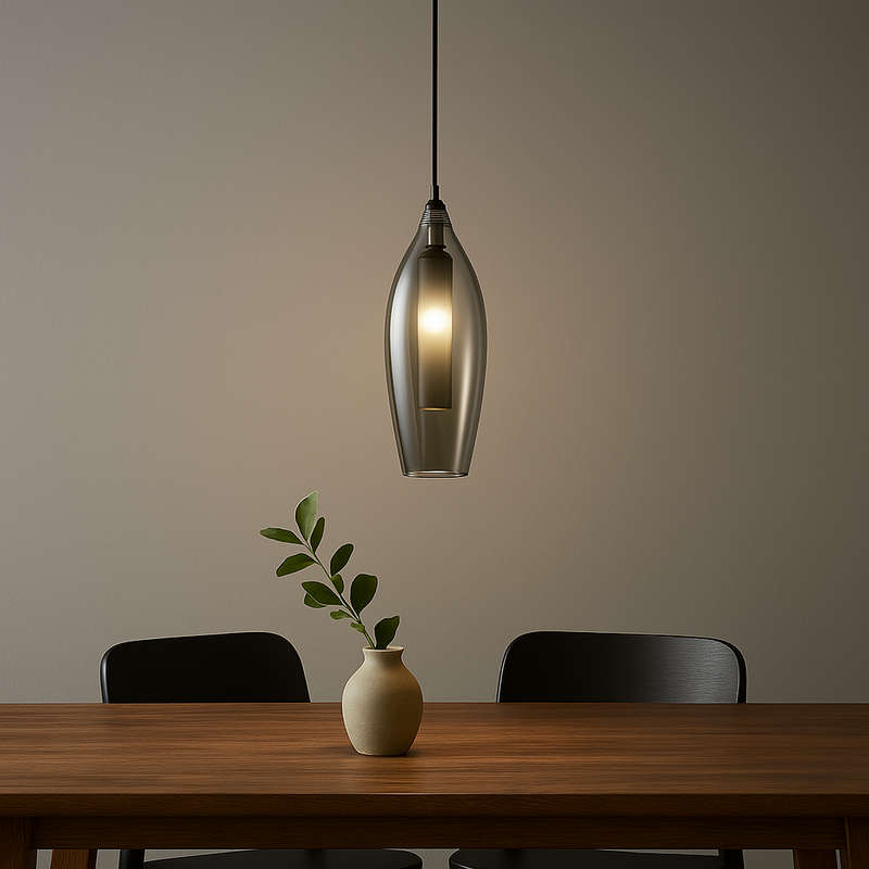 Nelo Black Smoke Pendant Light