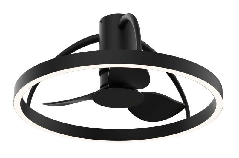 Modern Black 60cm LED Ceiling Fan
