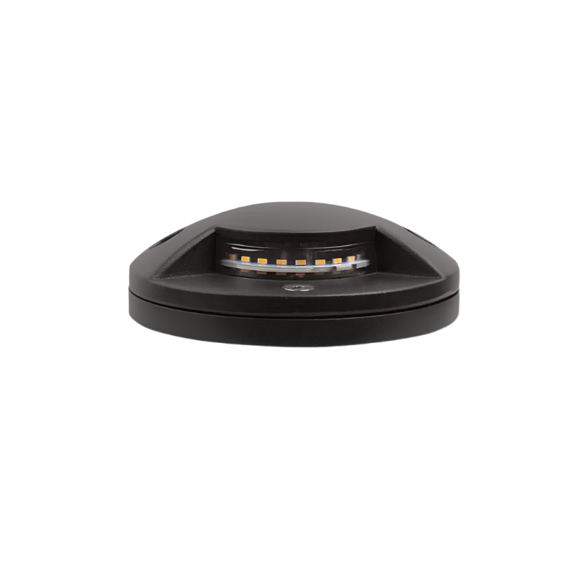 Pathway 4 Matt Black LED Ground Light - Dimmable IP67