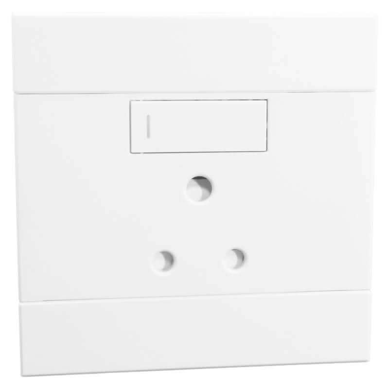 Veti 2 - White 1 x 16A Socket - Switched