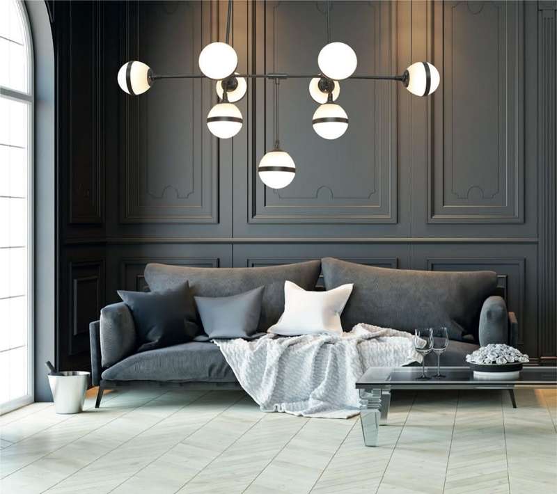 Art Deco 9 Pendant Light