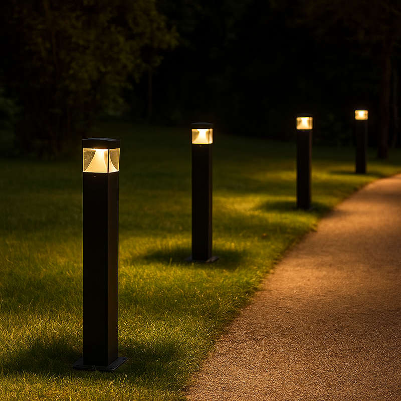 12W Everest IP65 4CCT Surface Mount Bollard - Square