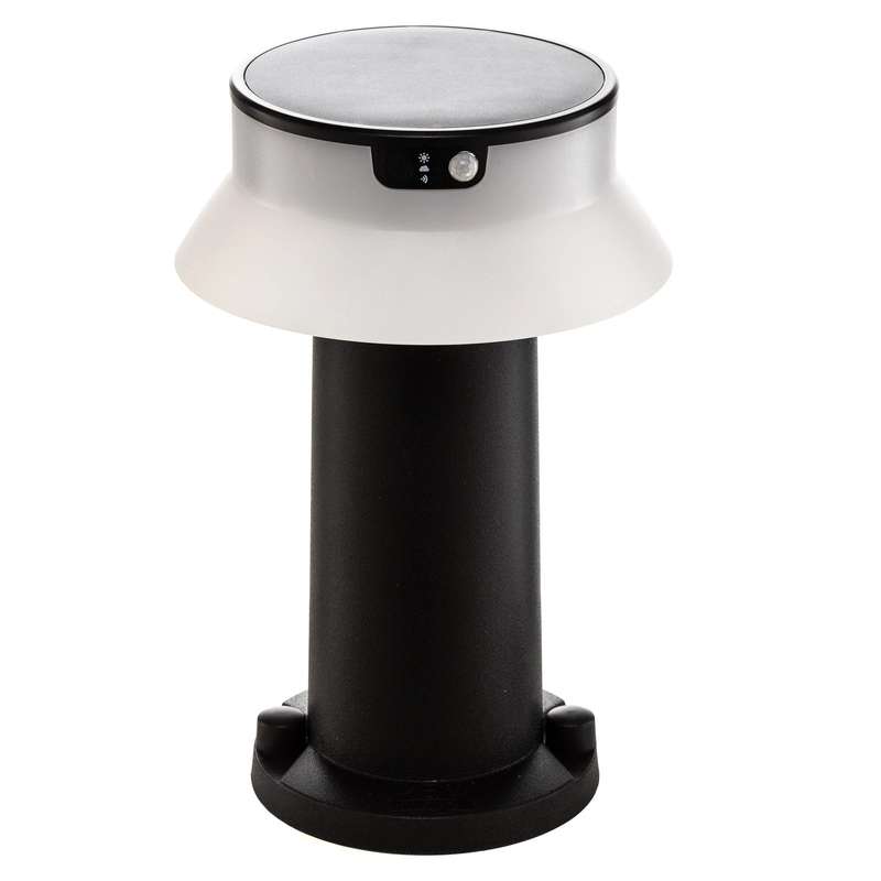 Felice Black LED Solar Bollard CTC