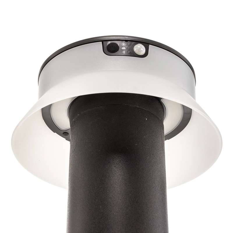 Felice Black LED Solar Bollard CTC